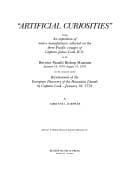 Tapa de "Artificial curiosities"