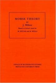 Tapa de Morse Theory (Annals of Mathematic Studies AM-51)
