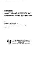 Tapa de Modern analysis and control of unsteady flow in pipelines