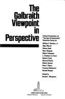 Tapa de The Galbraith viewpoint in perspective