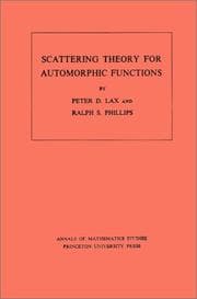 Tapa de Scattering theory for automorphic functions