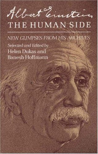 Tapa de Albert Einstein, the human side