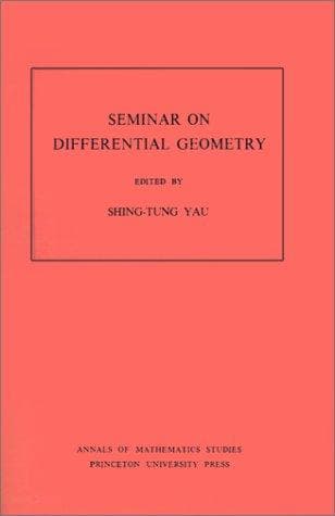Tapa de Seminar on differential geometry