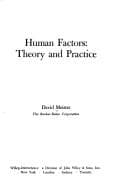 Tapa de Human factors: theory and practice