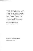 Tapa de The novelist at the crossroads
