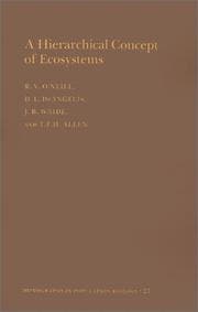 Tapa de A Hierarchical concept of ecosystems