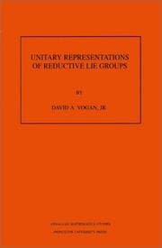 Tapa de Unitary representations of reductive Lie groups