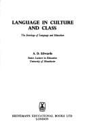 Tapa de Language in culture and class