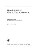 Tapa de Biological basis of clinical effect of bleomycin
