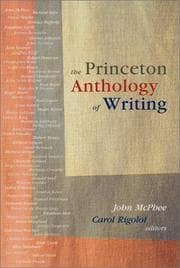 Tapa de The Princeton anthology of writing : favorite pieces by the Ferris/McGraw writers at Princeton University