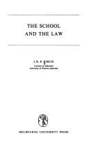 Tapa de The school and the law