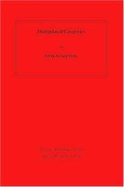Tapa de Triangulated Categories. (AM-148) (Annals of Mathematics Studies)