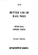Tapa de Better use of rail ways