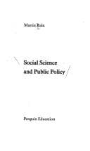 Tapa de Social science and public policy