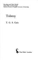 Tapa de Tolstoy