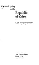 Tapa de Cultural policy in the Republic of Zaire