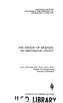 Tapa de The design of bridges