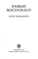 Tapa de Ramsay MacDonald