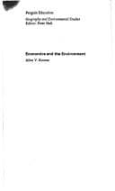Tapa de Economics and the environment