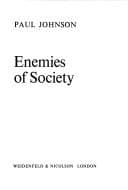 Tapa de Enemies of society