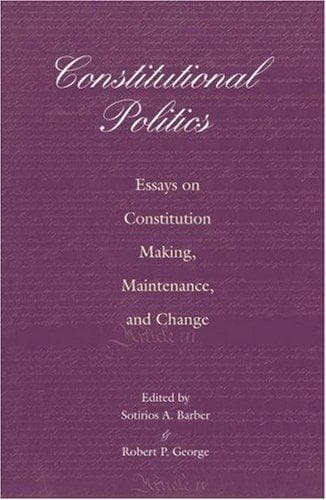 Tapa de Constitutional Politics