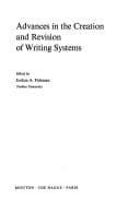 Tapa de Advances in the creation and revision of writing systems