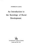 Tapa de An introduction to the sociology of rural development
