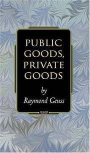 Tapa de Public Goods, Private Goods