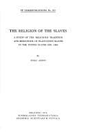 Tapa de The religion of the slaves