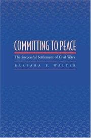 Tapa de Committing to Peace