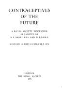 Tapa de Contraceptives of the future