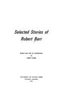 Tapa de Selected stories of Robert Barr