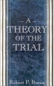 Tapa de A Theory of the Trial