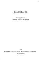 Tapa de Baudelaire