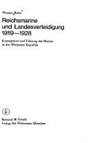 Tapa de Reichsmarine und Landesverteidigung 1919-1928