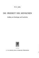 Tapa de Die Freiheit des Menschen