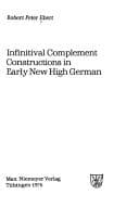 Tapa de Infinitival complement constructions in early new high German