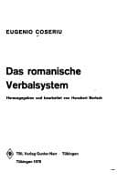 Tapa de Das romanische Verbalsystem