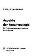 Tapa de Aspekte der Arealtypologie