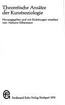 Tapa de Theoretische Ansätze der Kunstsoziologie