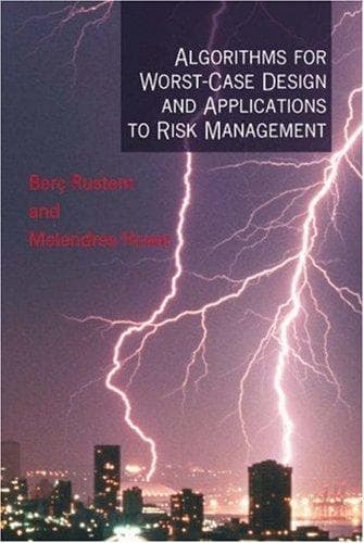 Tapa de Algorithms for worst-case design and applications to risk management