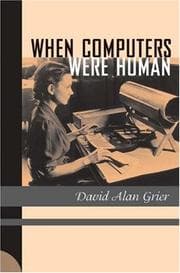 Tapa de When Computers Were Human
