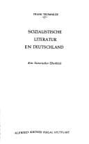 Tapa de Sozialistische Literatur in Deutschland