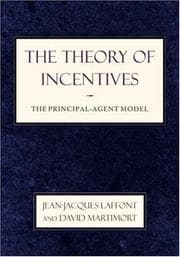 Tapa de The theory of incentives