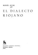 Tapa de El dialecto riojano