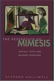 Tapa de The Aesthetics of Mimesis