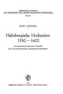 Tapa de Habsburgische Hochzeiten 1550-1600