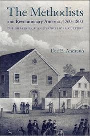 Tapa de The Methodists and Revolutionary America, 1760-1800