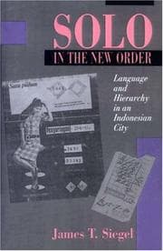 Tapa de Solo in the New Order