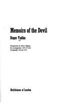 Tapa de Mémoires du diable